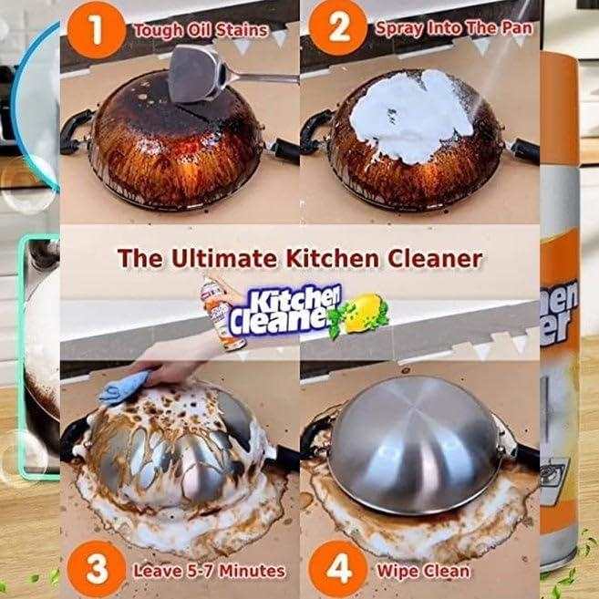 Kitchen Cleaner F-200ml For Tough Grime And Grease Removal